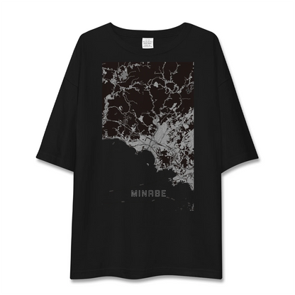 【みなべ（和歌山県）】地図柄ビッグシルエットTシャツ