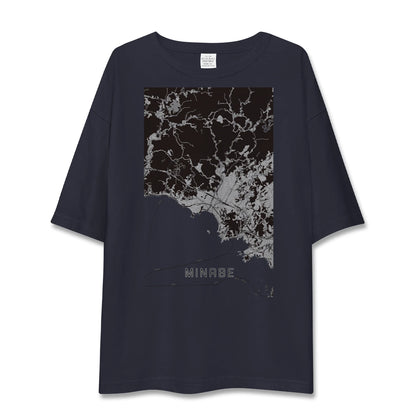 【みなべ（和歌山県）】地図柄ビッグシルエットTシャツ