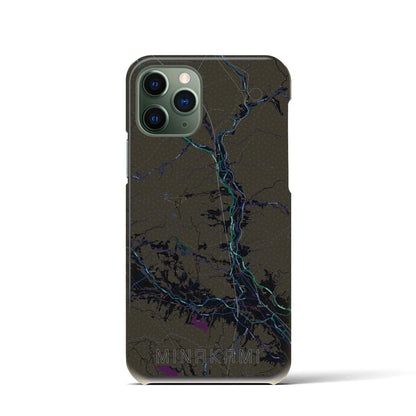 【みなかみ（群馬県）】地図柄iPhoneケース（バックカバータイプ）