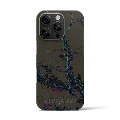 【みなかみ（群馬県）】地図柄iPhoneケース（バックカバータイプ）