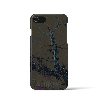 【みなかみ（群馬県）】地図柄iPhoneケース（バックカバータイプ）