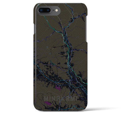 【みなかみ（群馬県）】地図柄iPhoneケース（バックカバータイプ）