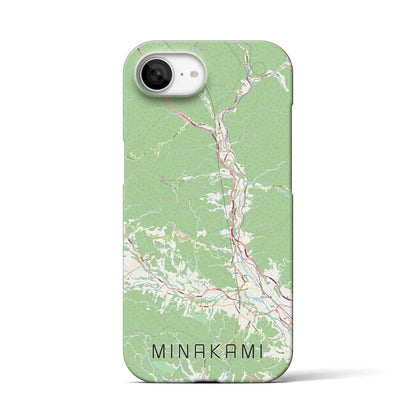 【みなかみ（群馬県）】地図柄iPhoneケース（バックカバータイプ）