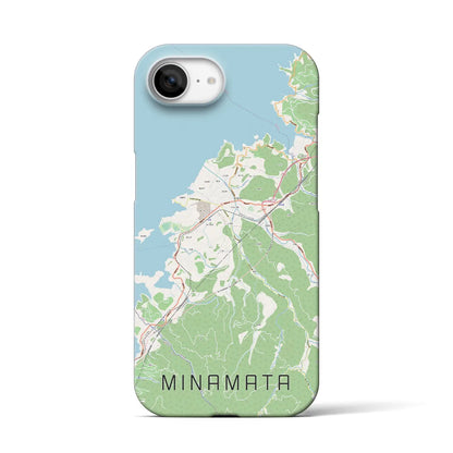 【水俣（熊本県）】地図柄iPhoneケース（バックカバータイプ）