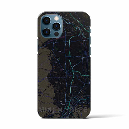 【南アルプス（山梨県）】地図柄iPhoneケース（バックカバータイプ）