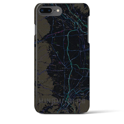 【南アルプス（山梨県）】地図柄iPhoneケース（バックカバータイプ）