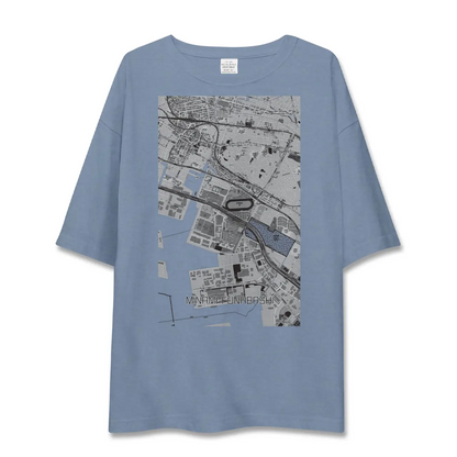 【南船橋（千葉県）】地図柄ビッグシルエットTシャツ