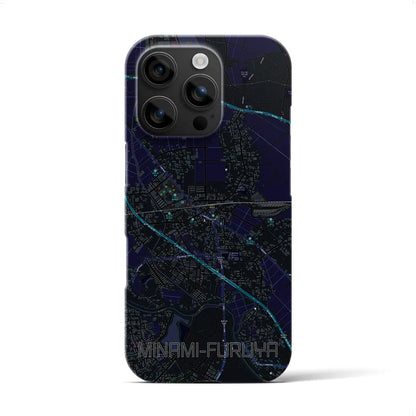 【南古谷（埼玉県）】地図柄iPhoneケース（バックカバータイプ）