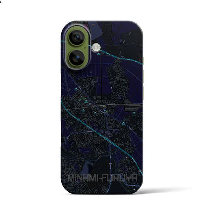 【南古谷（埼玉県）】地図柄iPhoneケース（バックカバータイプ）