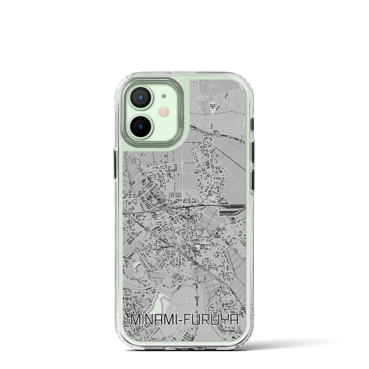 【南古谷（埼玉県）】地図柄iPhoneケース（MagSafeタイプ）