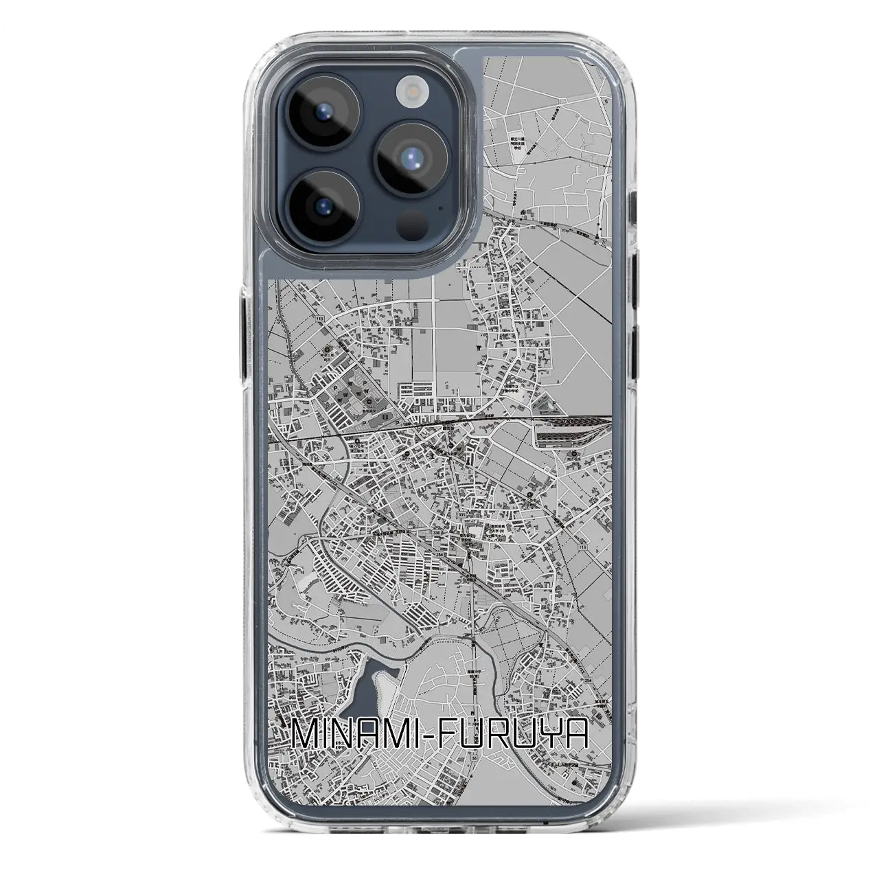 【南古谷（埼玉県）】地図柄iPhoneケース（MagSafeタイプ）