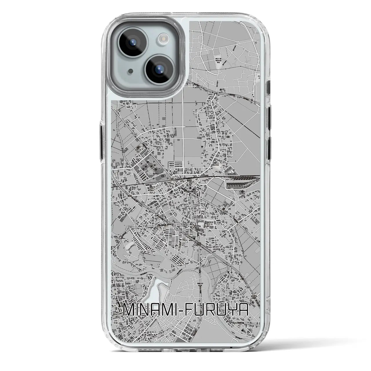 【南古谷（埼玉県）】地図柄iPhoneケース（MagSafeタイプ）