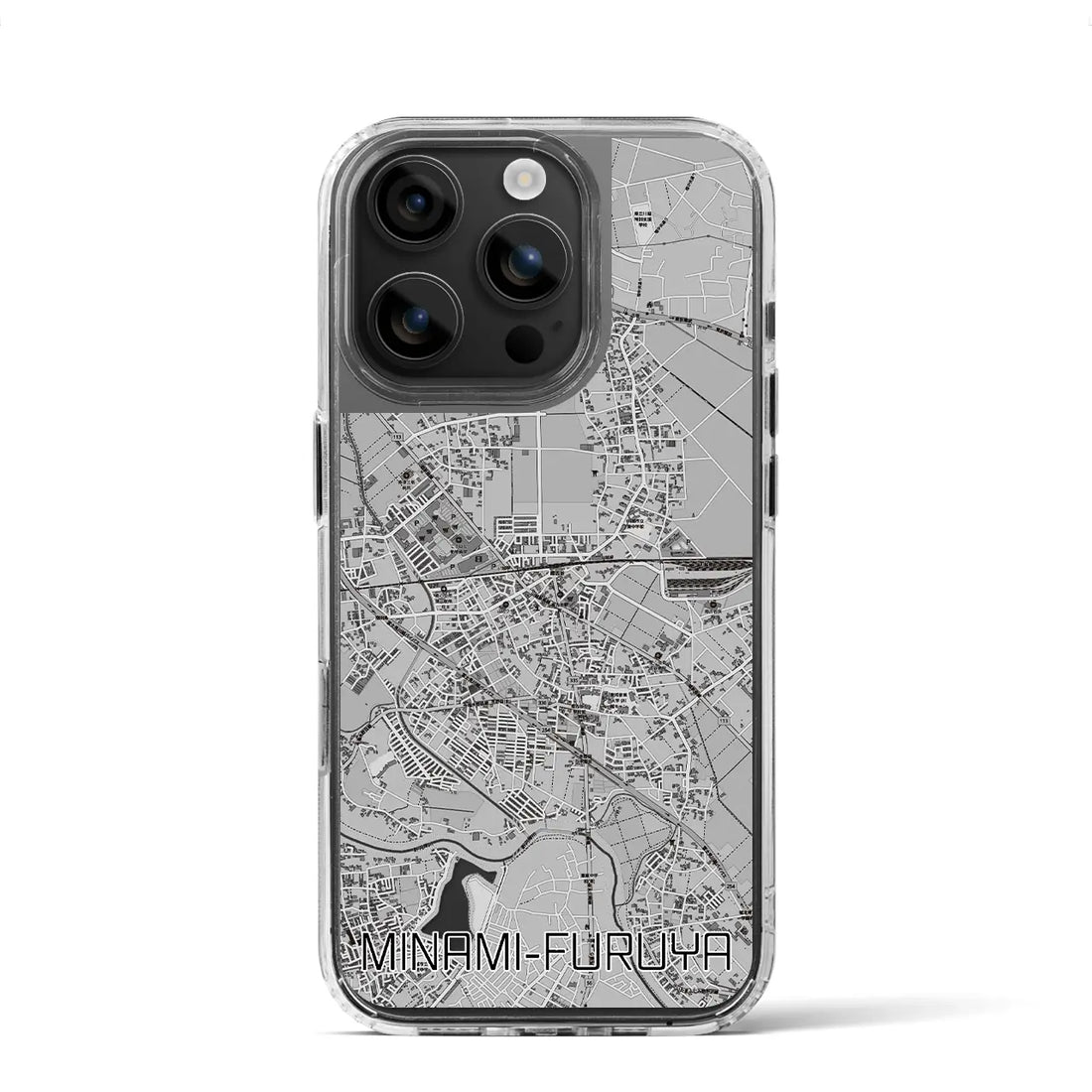 【南古谷（埼玉県）】地図柄iPhoneケース（MagSafeタイプ）