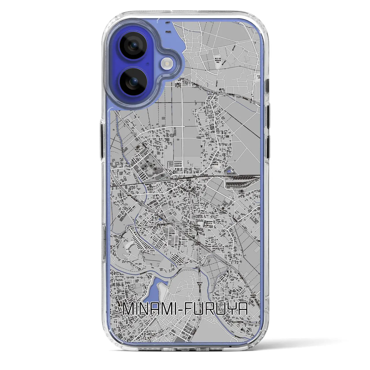 【南古谷（埼玉県）】地図柄iPhoneケース（MagSafeタイプ）