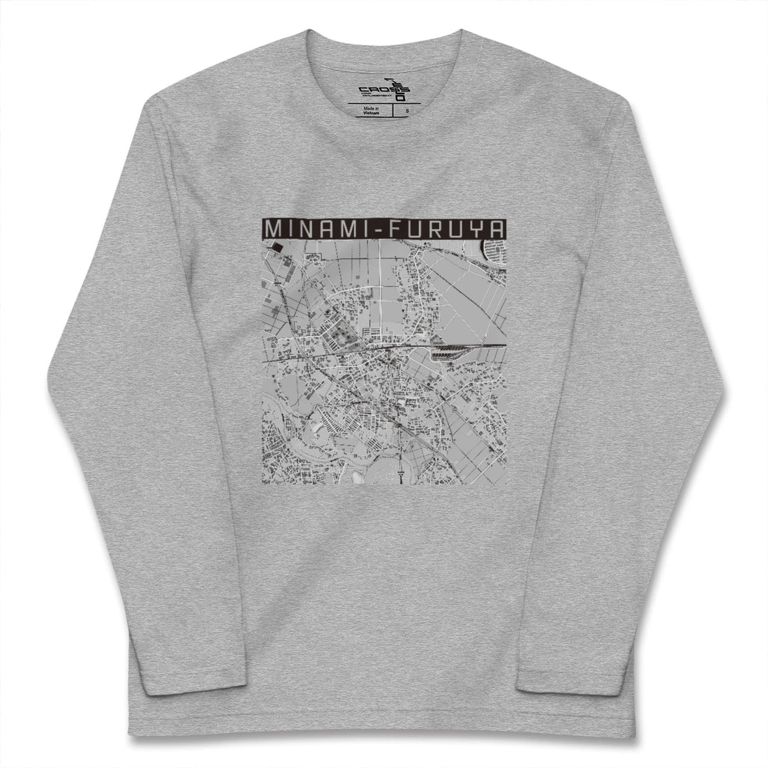 【南古谷(埼玉県)】地図柄ロングスリーブTシャツ