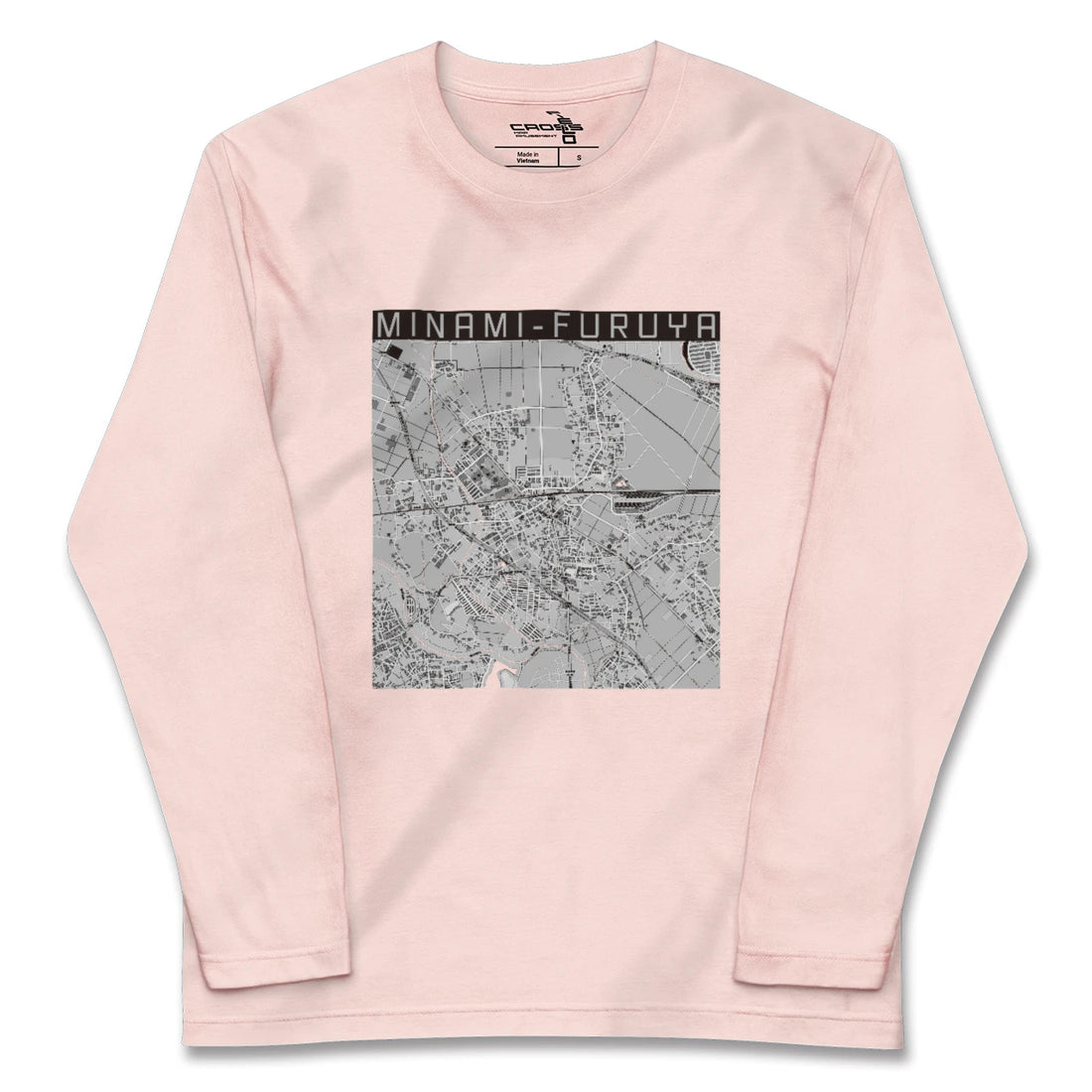 【南古谷（埼玉県）】地図柄ロングスリーブTシャツ
