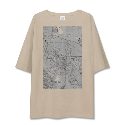 【南古谷（埼玉県）】地図柄ビッグシルエットTシャツ