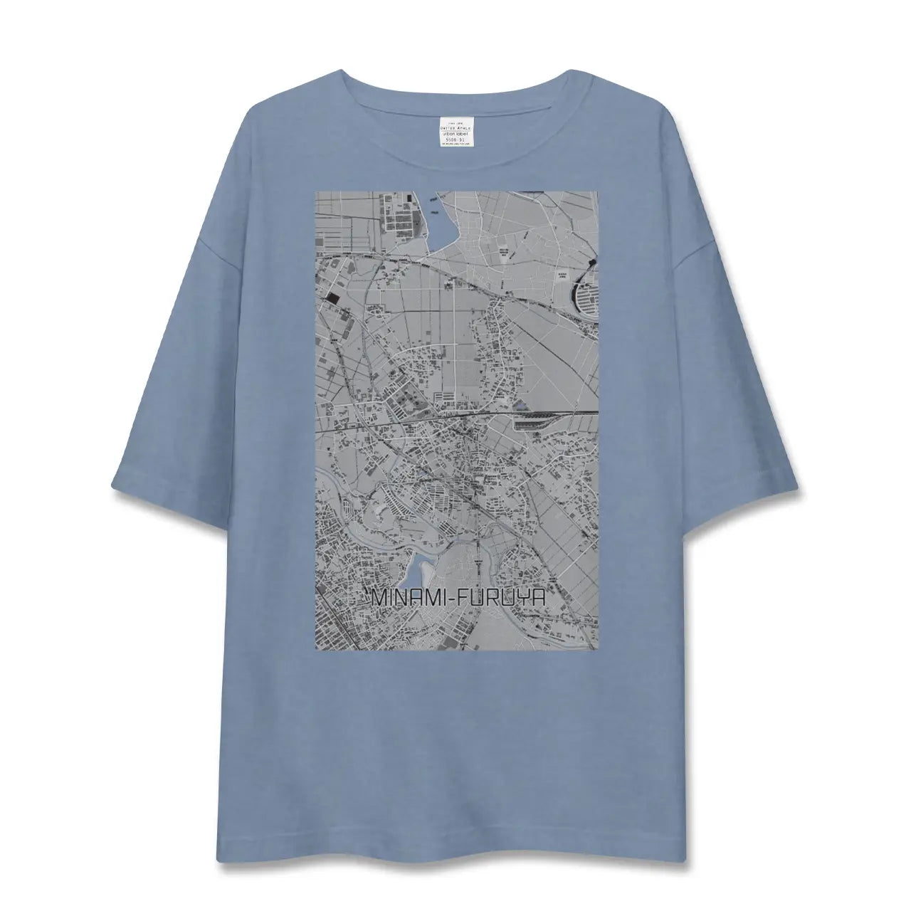 【南古谷（埼玉県）】地図柄ビッグシルエットTシャツ