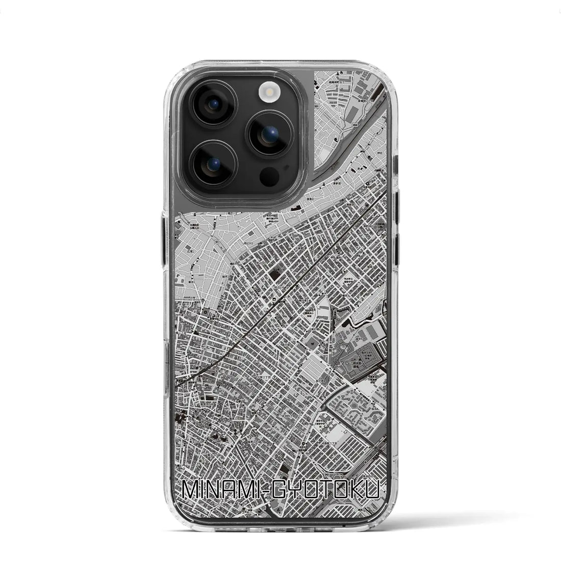 【南行徳（千葉県）】地図柄iPhoneケース（MagSafeタイプ）