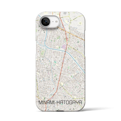 【南鳩ヶ谷（埼玉県）】地図柄iPhoneケース（バックカバータイプ）