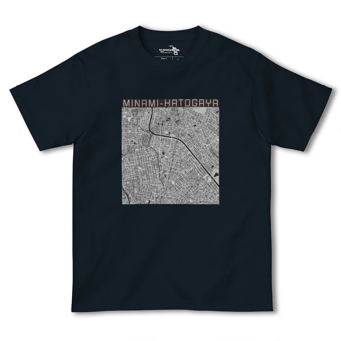 【南鳩ヶ谷(埼玉県)】地図柄ヘビーウェイトTシャツ