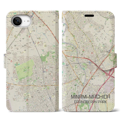 【南町田グランベリーパーク（東京都）】地図柄iPhoneケース（手帳タイプ）