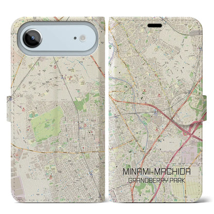 【南町田グランベリーパーク（東京都）】地図柄iPhoneケース（手帳タイプ）