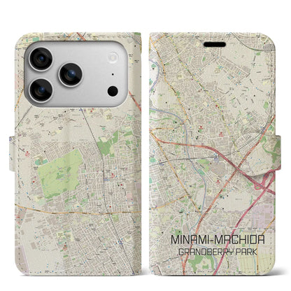 【南町田グランベリーパーク（東京都）】地図柄iPhoneケース（手帳タイプ）