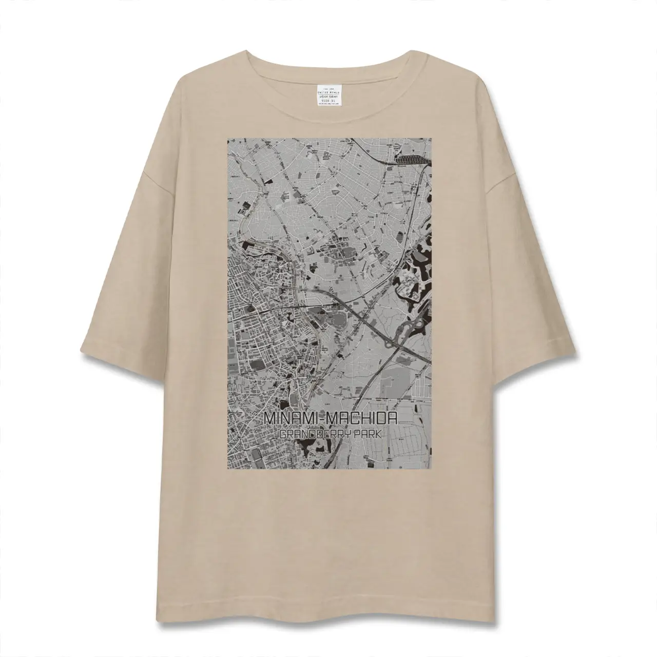 【南町田グランベリーパーク（東京都）】地図柄ビッグシルエットTシャツ