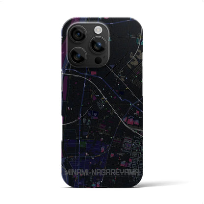 【南流山（千葉県）】地図柄iPhoneケース（バックカバータイプ）