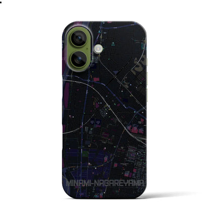 【南流山（千葉県）】地図柄iPhoneケース（バックカバータイプ）