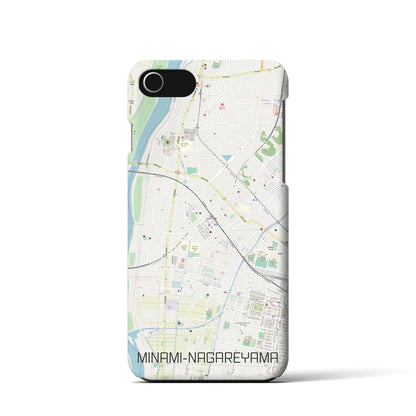 【南流山（千葉県）】地図柄iPhoneケース（バックカバータイプ）