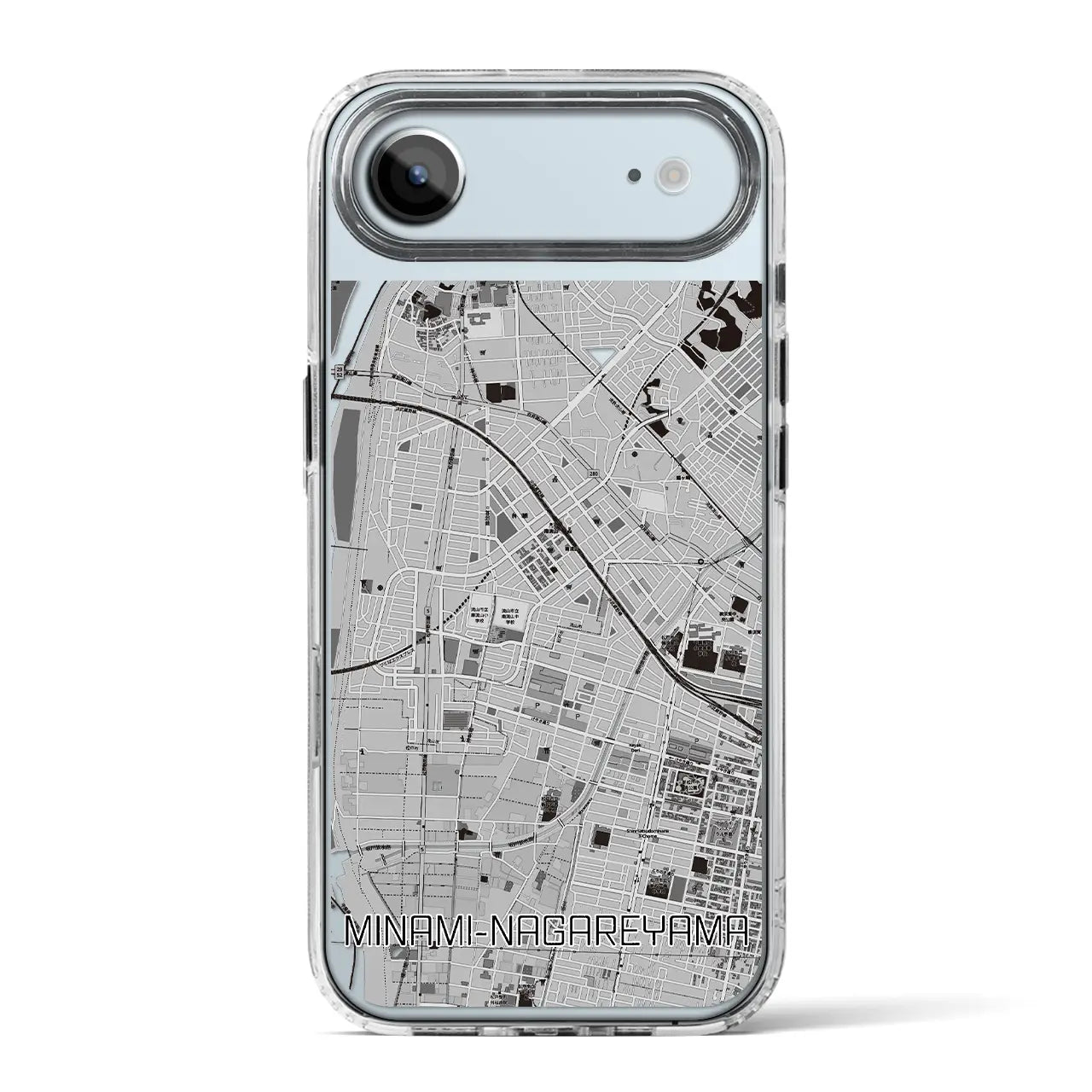 【南流山（千葉県）】地図柄iPhoneケース（MagSafeタイプ）