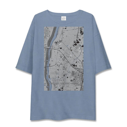 【南流山（千葉県）】地図柄ビッグシルエットTシャツ