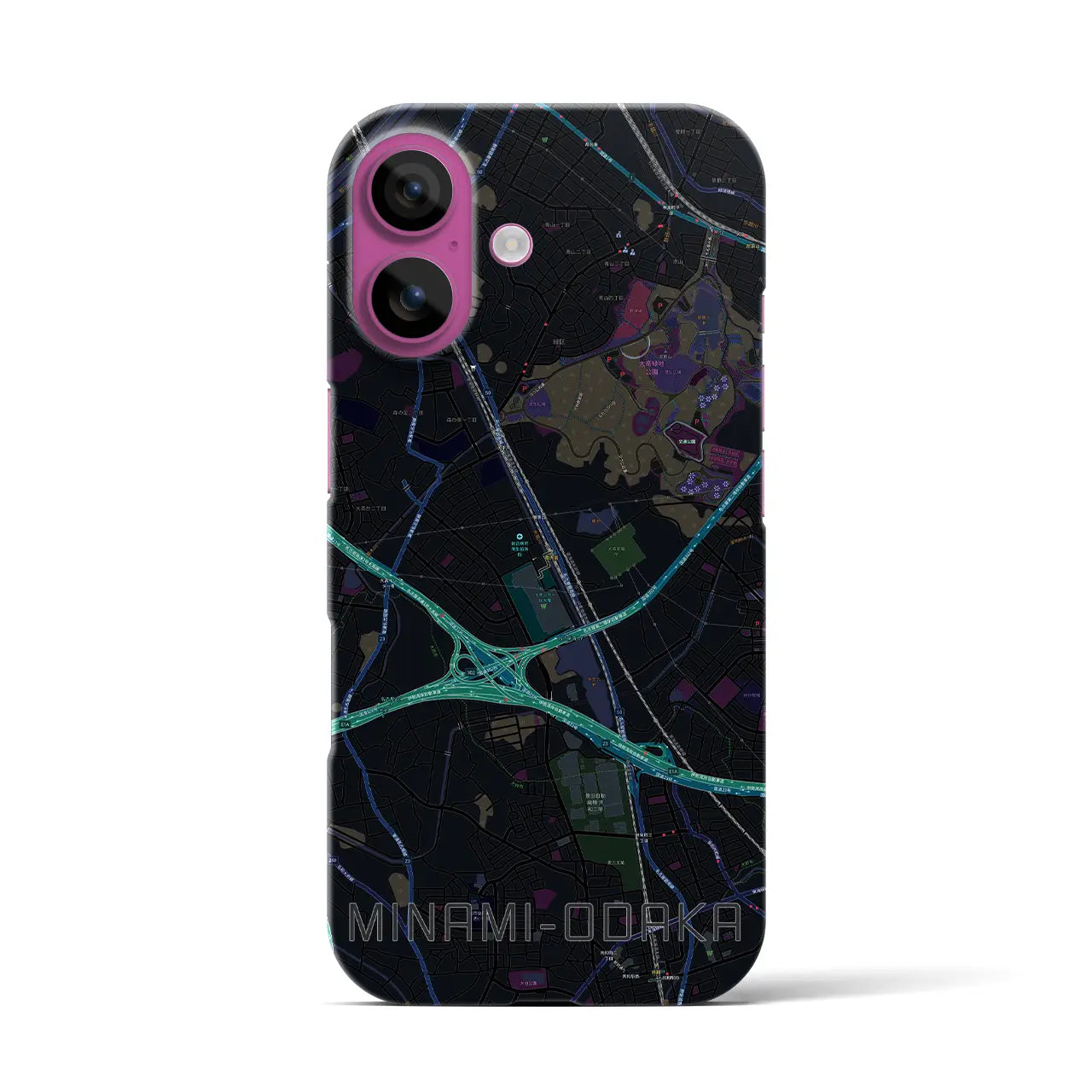 【南大高（愛知県）】地図柄iPhoneケース（バックカバータイプ）