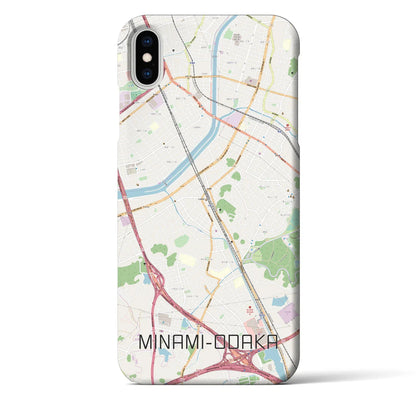 【南大高（愛知県）】地図柄iPhoneケース（バックカバータイプ）