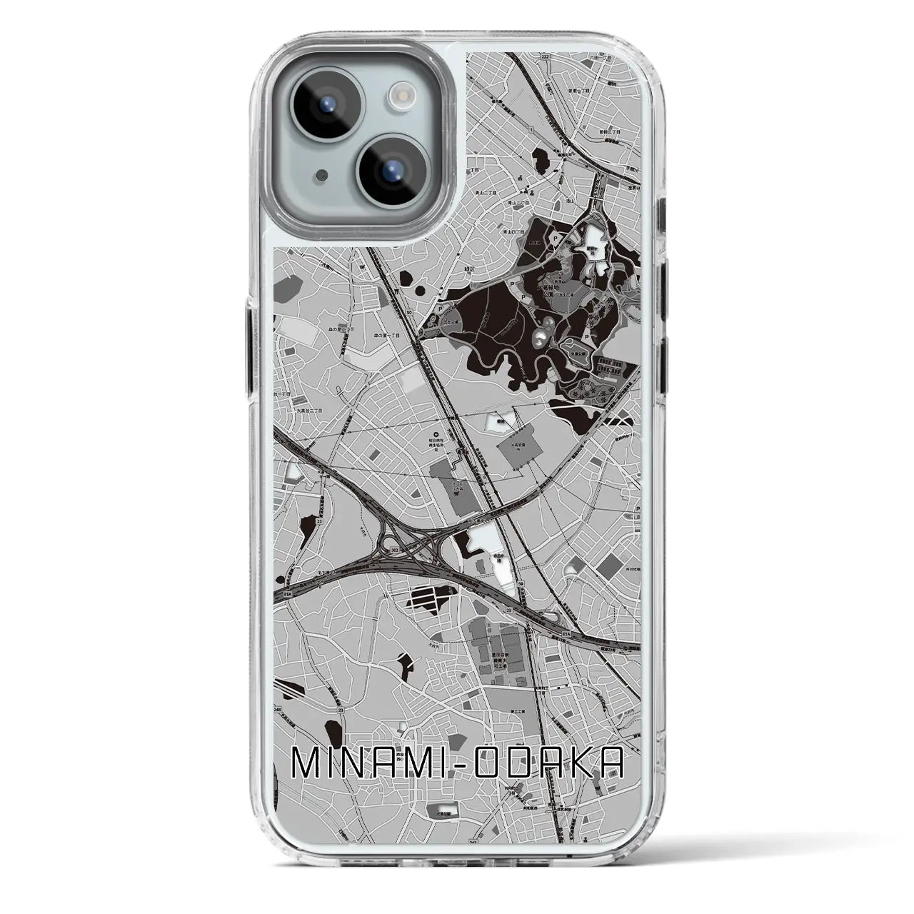 【南大高（愛知県）】地図柄iPhoneケース（MagSafeタイプ）