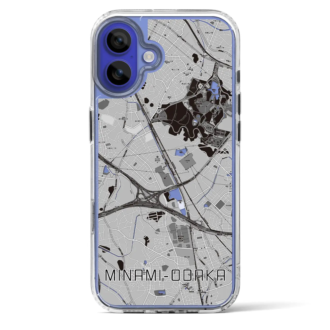 【南大高（愛知県）】地図柄iPhoneケース（MagSafeタイプ）