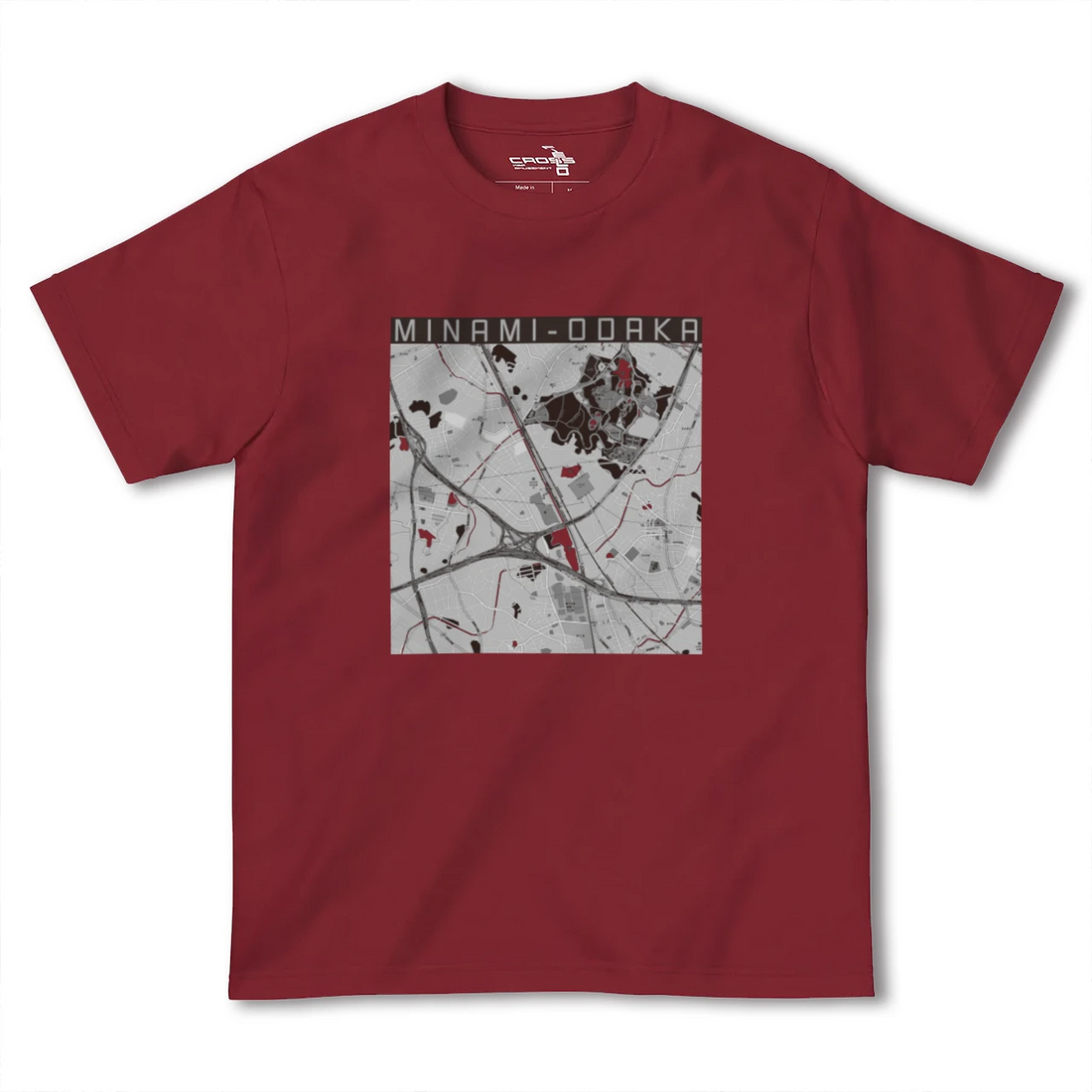 【南大高(愛知県)】地図柄ヘビーウェイトTシャツ