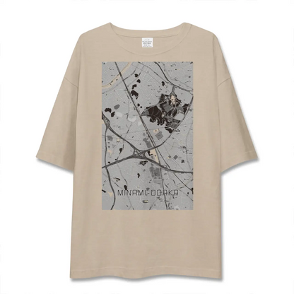 【南大高（愛知県）】地図柄ビッグシルエットTシャツ
