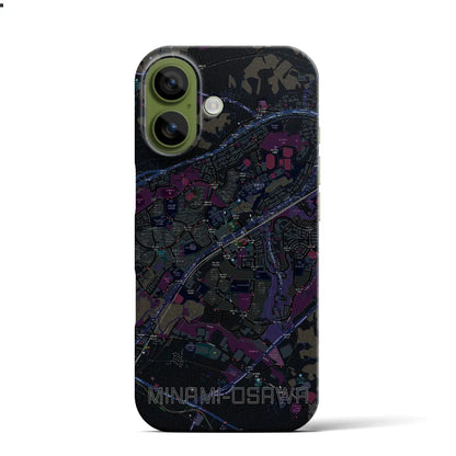 【南大沢（東京都）】地図柄iPhoneケース（バックカバータイプ）