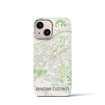 【南大沢（東京都）】地図柄iPhoneケース（バックカバータイプ）