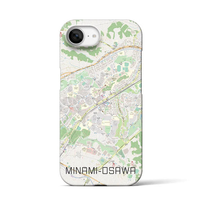 【南大沢（東京都）】地図柄iPhoneケース（バックカバータイプ）