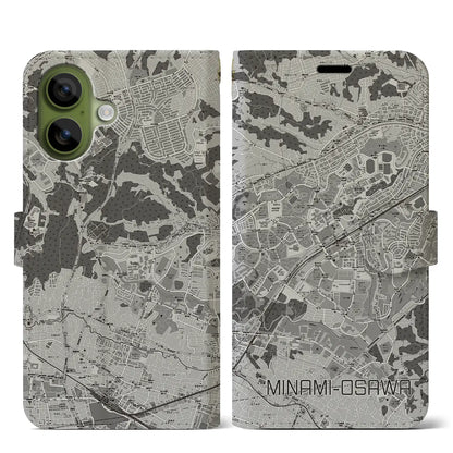 【南大沢（東京都）】地図柄iPhoneケース（手帳タイプ）