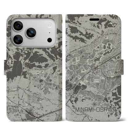 【南大沢（東京都）】地図柄iPhoneケース（手帳タイプ）