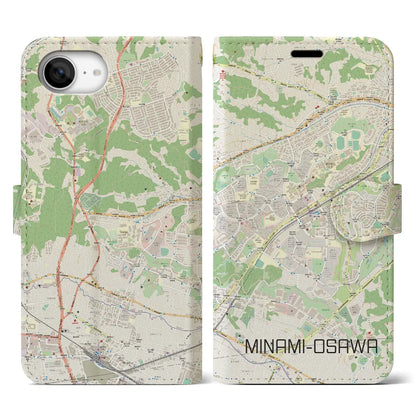 【南大沢（東京都）】地図柄iPhoneケース（手帳タイプ）