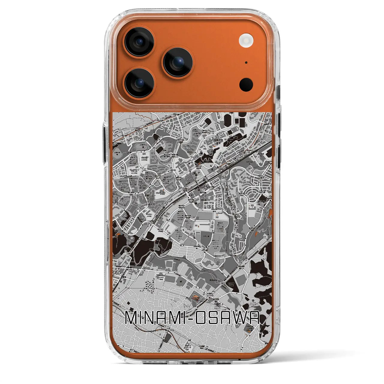 【南大沢（東京都）】地図柄iPhoneケース（MagSafeタイプ）