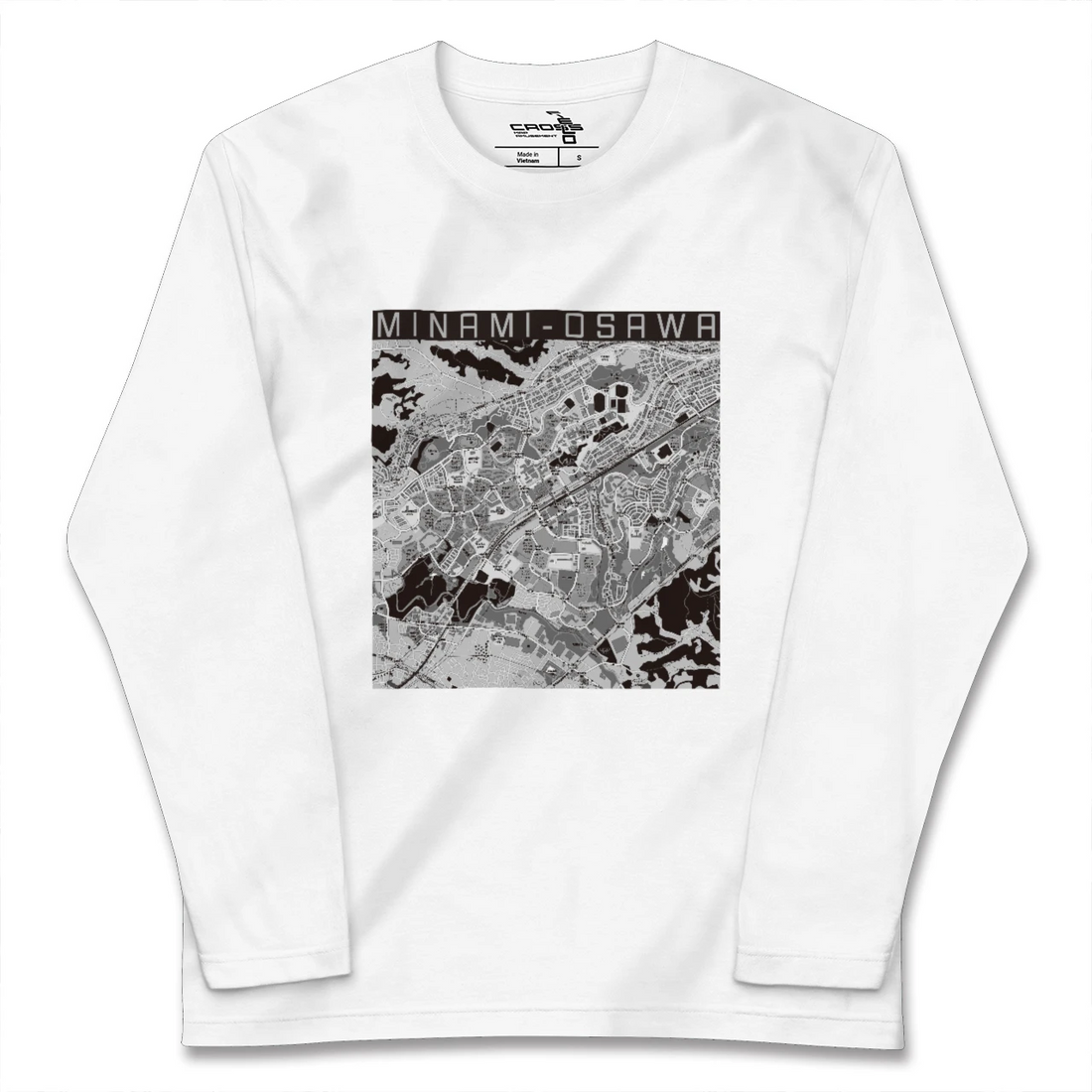 【南大沢（東京都）】地図柄ロングスリーブTシャツ