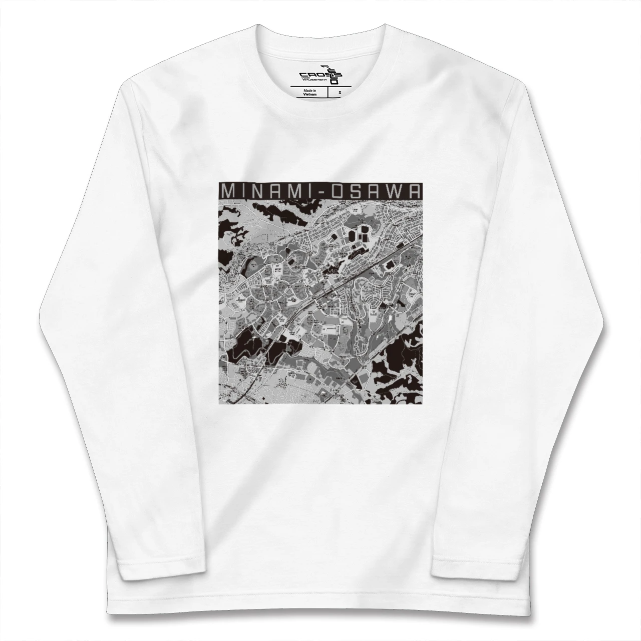 【南大沢（東京都）】地図柄ロングスリーブTシャツ