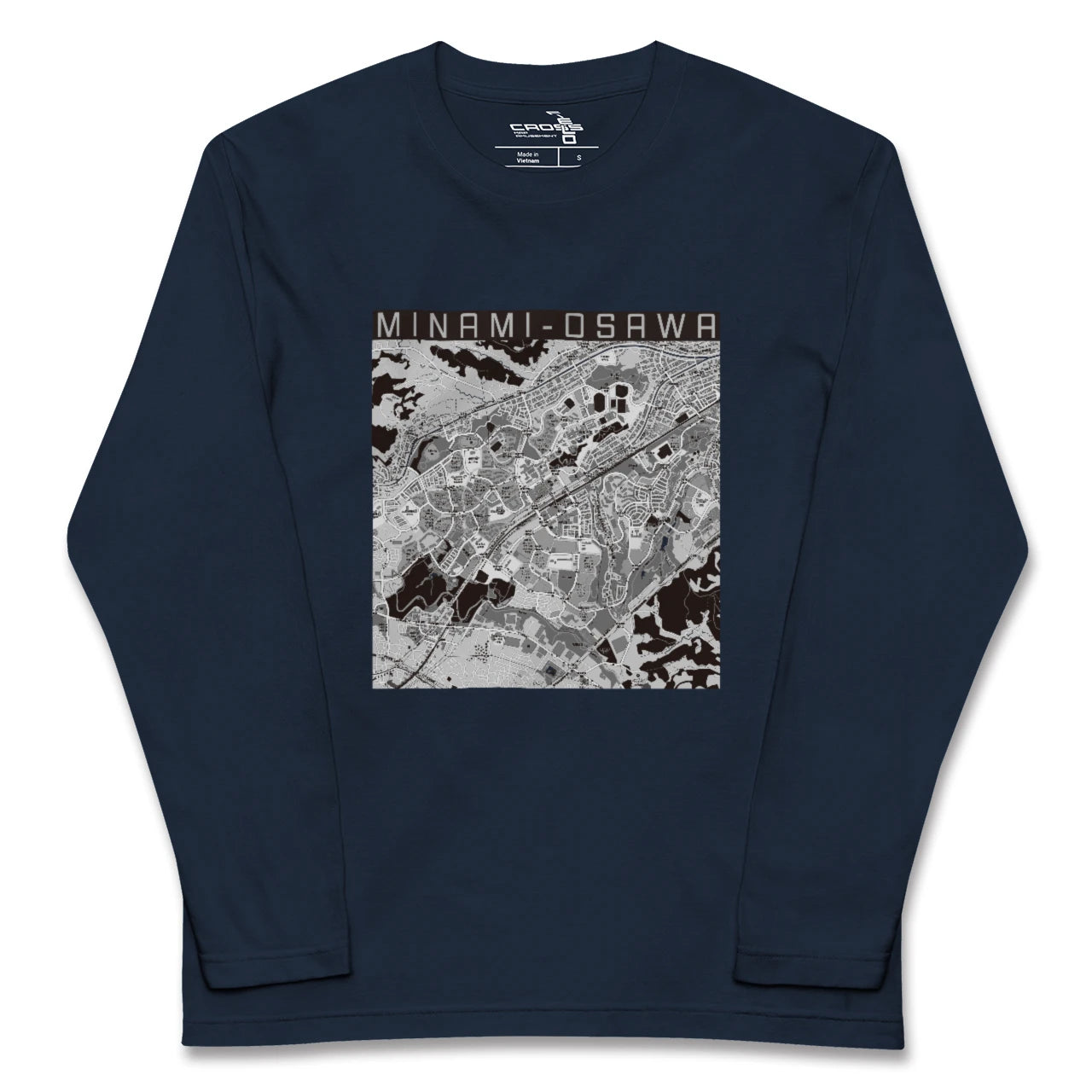 【南大沢（東京都）】地図柄ロングスリーブTシャツ